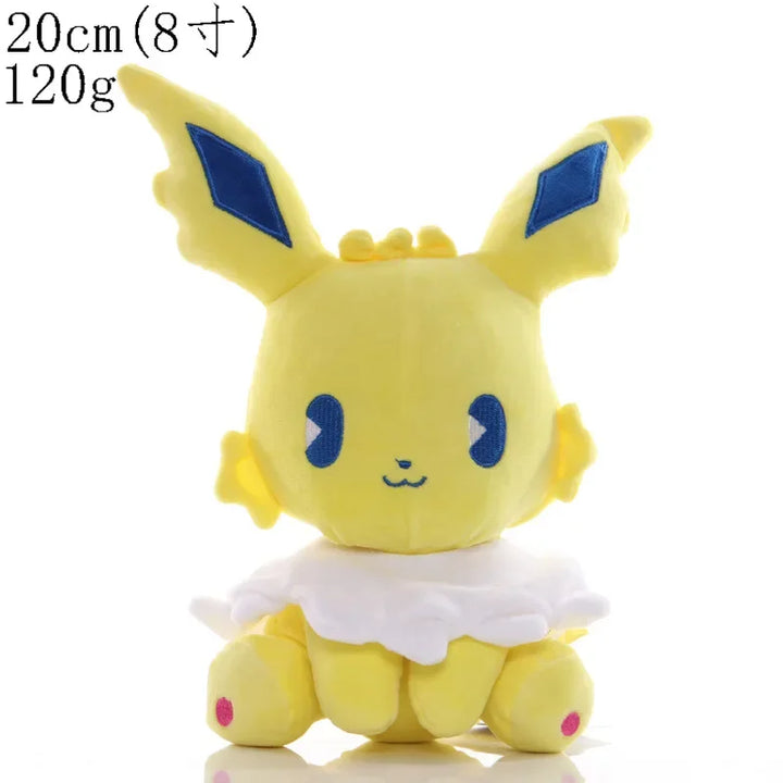 New Pokemon Plush Toys Shine Eevee Umbreon Espeon Jolteon Flareon Vaporeon Glaceon Kawaii Pikachu Peluche Anime Dolls Kids Gift