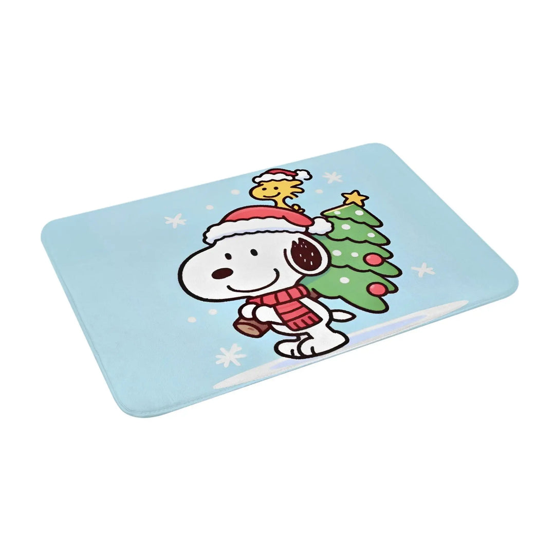 Snoopy  Memory Foam Bathroom Rugs Ultra Soft Non-Slip  Carpet Bath Mat Water Absorbent for Kitchen Shower