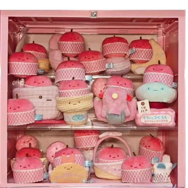 Japanese Cartoon SumikkoGurashis Fruit Series Plush Toys Cute mini Fruit Apple Stuffed Soft Doll Ornaments Kid Birthday Gift