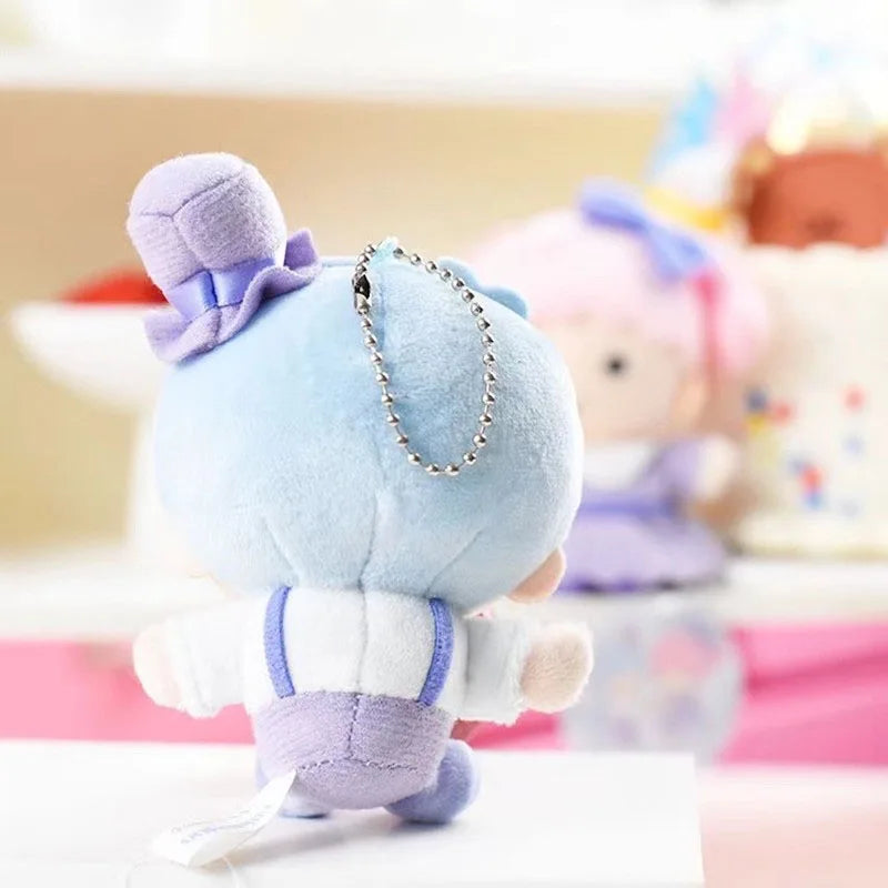 Kawaii Sanrio Little Twin Stars Plush Toys Bag Pendant Decoration Cute Cartoon Stuffed Doll Couple Keychain Girls Birthday Gifts