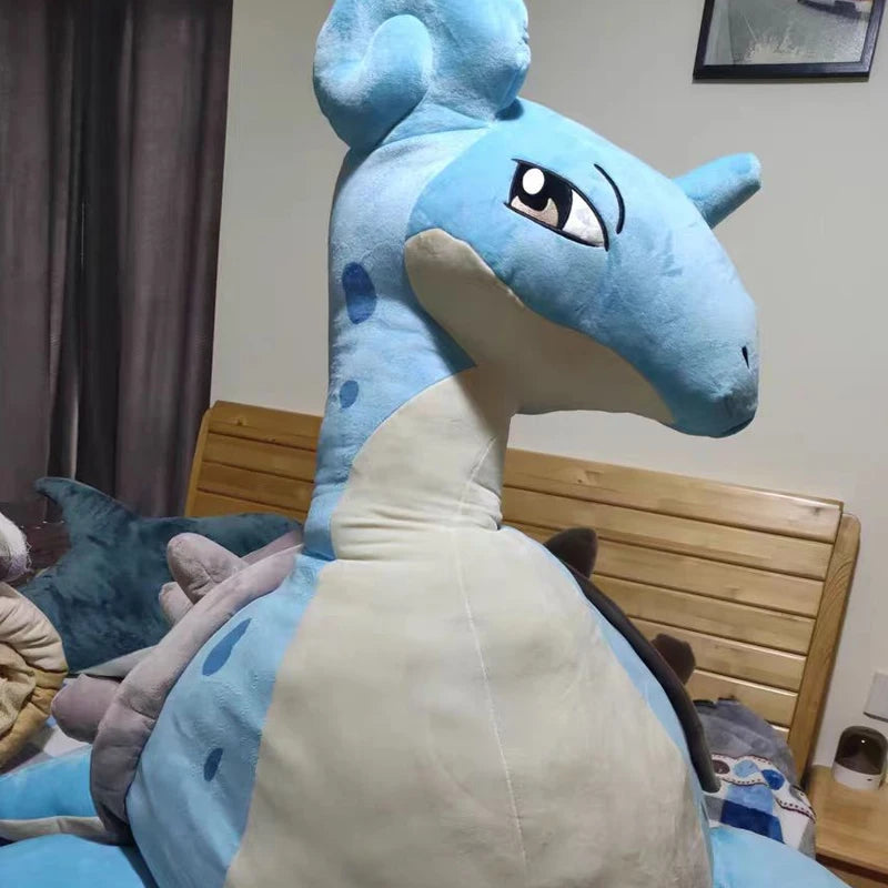 38cm Pokemon Lapras Plush Toys Anime Doll Cute Ornament Pokémon Cartoon Stuffed Plushie Pillow Gift for Children Christmas