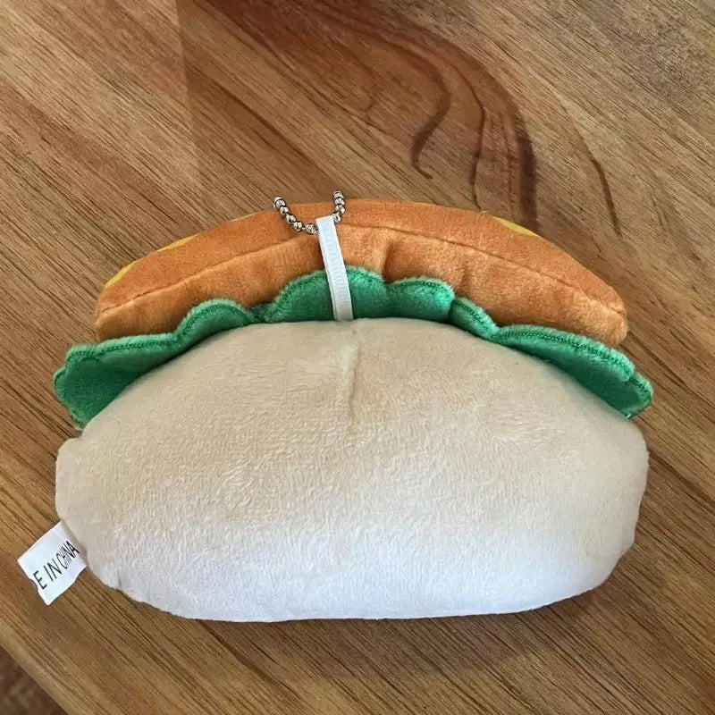 Kawaii Sanrio Hello Kitty Cute Cartoon Plush Toys Backpack Pendant Hot Dog Toast Keychain Boys Girls Decorative Birthday Gift