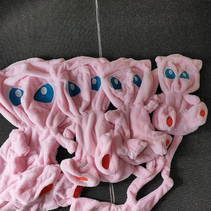 35-70CM New Pokemon Mew Plush Huge Toys Mewtwo Pokémon Anime Doll Shell Holster Rabbit Stuffed Plushie Semi Finished Products