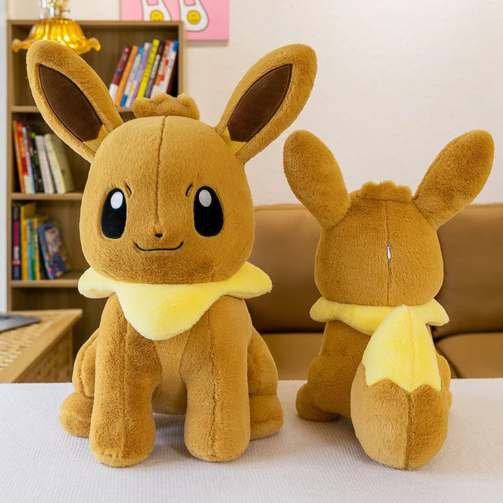 Pokemon Eevee Plush Toys Anime Pokémon Plushie Dolls 40-90cm Giant Cute Stuffed Pillow Eevee Sitting Christmas Gift for Children