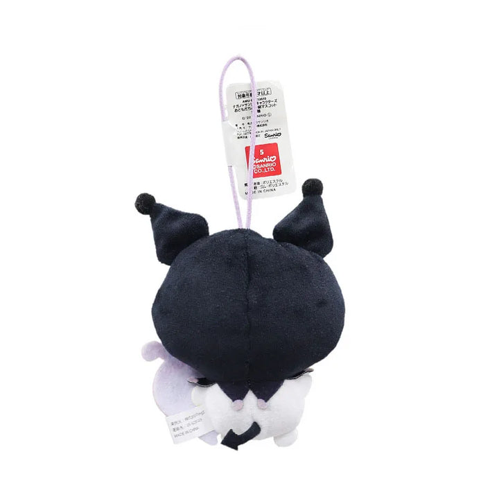 Sanrio Kawaii Kuromi My Melody Cartoon Cute Cinnamoroll Pom Porin Purin Plush Toys Bag Pendant Keychain Christmas Birthday Gifts