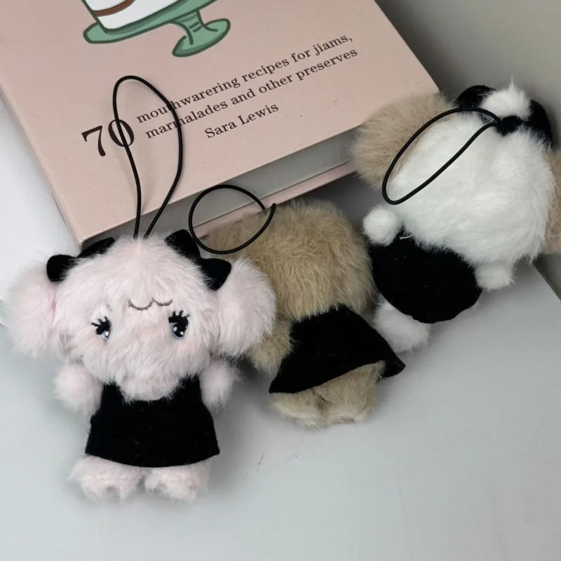 Cartoon Mikko Plush Doll Pendant Keychain Back Packaging Accessories Creative Charm Accessories Girls Friends Christmas Gift