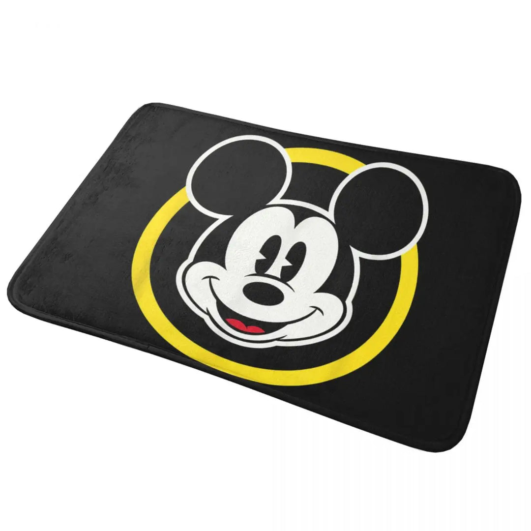 Modern Mickey Cartoon Bathroom Rugs Mat Quick Dry Bath Rugs Mats Carpet Non-Slip for Shower Tub