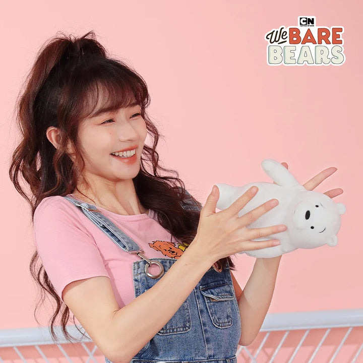 24cm Standing We Bare Bears Cartoon Plush Toys Grizzly Panda Icebear Soft Stuffed Dolls Plushies Figures Gifts