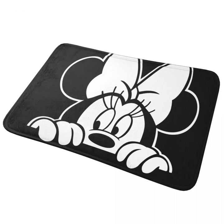 Modern Mickey Cartoon Bathroom Rugs Mat Quick Dry Bath Rugs Mats Carpet Non-Slip for Shower Tub