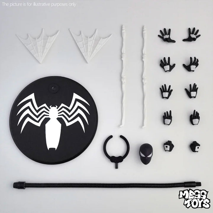 Spiderman Action Figure Black Suit Scarlet Spider Toy for Fans Anime Collectible Handmade Unisex Adult Children's Gift