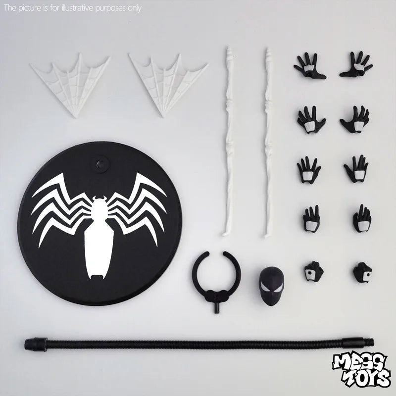 Ct Toys Spider Figure Black Suit Neighbor Symbiote Red Spider Action Figure Mess Toys  Anime Figurine Statue Model Gift