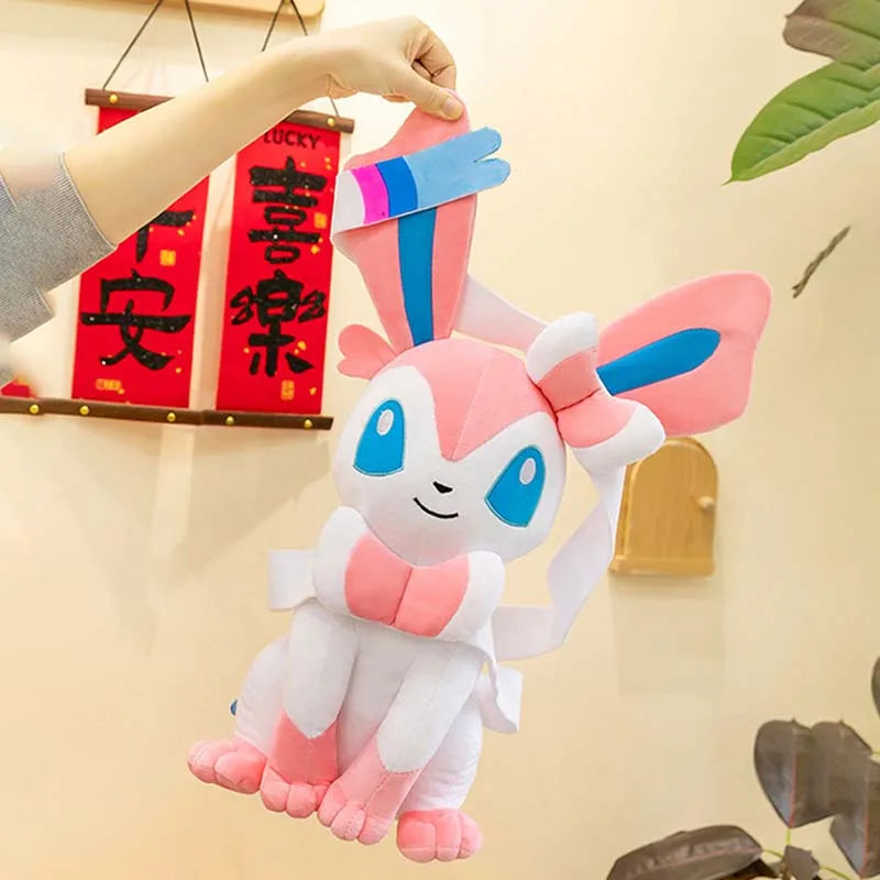 Pokemon Sylveon Plush Toys Pokémon Anime Plushie Dolls 25-75cm Kawaii Soft Pillow Eevee Stuffed Christmas Gifts for Childrens