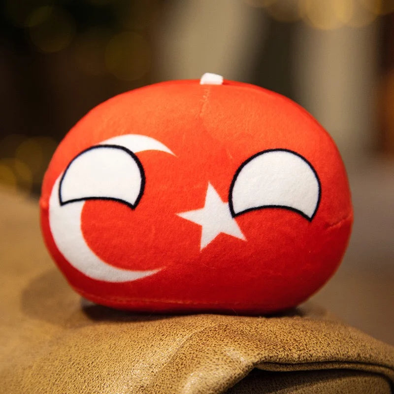 70 Styles 10cm Country Ball Plush Toys Polandball Pendant Country Countryball Stuffed Doll Christmas Gifts for Kids