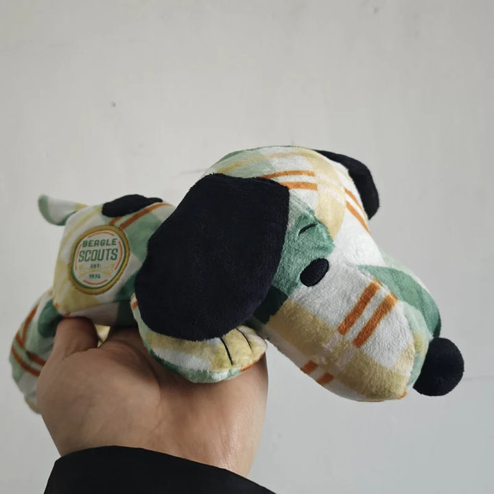 25CM Peanuts high quality Snoopy Plush soft toys Vintage printing Snoopy dog animal dolls best Birthday present