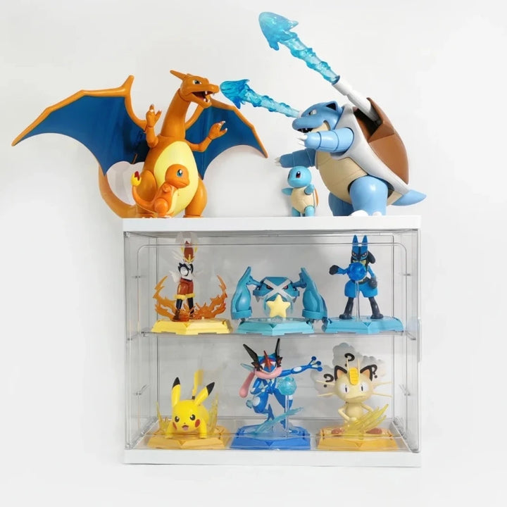 Keeppley Pokemon Action Figure Assembly Model Pikachu Charizard Anime Original Desktop Decoration Customized Toy Birthday Gifts