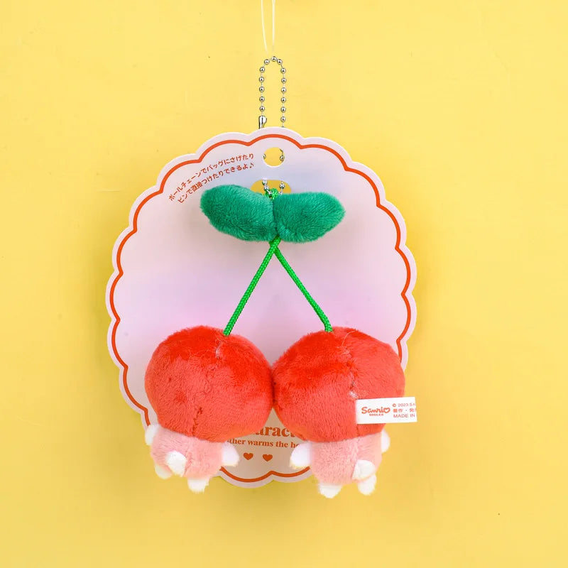 Kawaii Sanrio My Sweet Piano Hello Kitty Plush Toy Keychain Brooch Cherry Pachacco Backpack Pendant Decoration Girl Holiday Gift