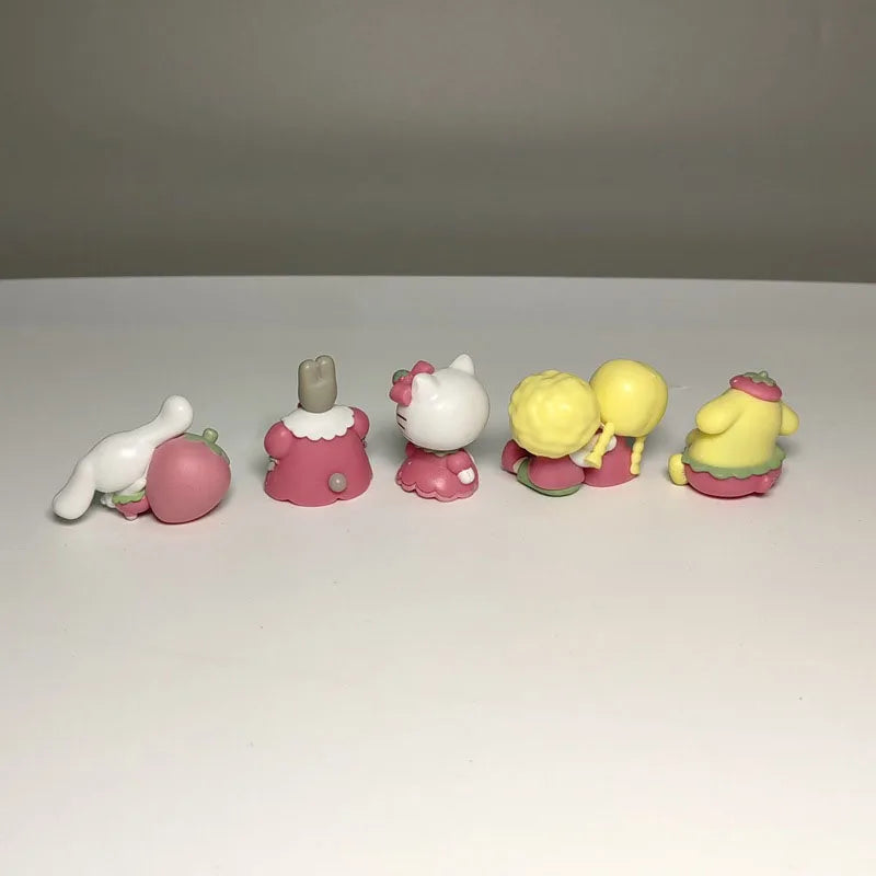 Sanrio Kawaii Marroncream Hello Kitty Doll Ornament Little Twin Stars Cinnamoroll Diy Decoration Girl Holiday Gift Peripheral