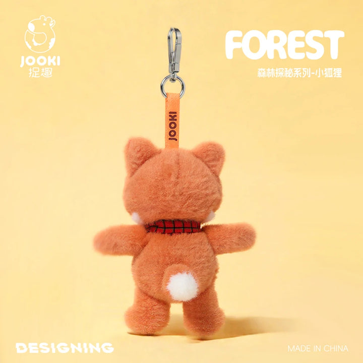 Small Plush Toys Frog Keychain Soft Dolls Fox Style Bag Accessories Fluffy Dog Key Ring Holder Kawaii Horse Pendant Cheap Gifts