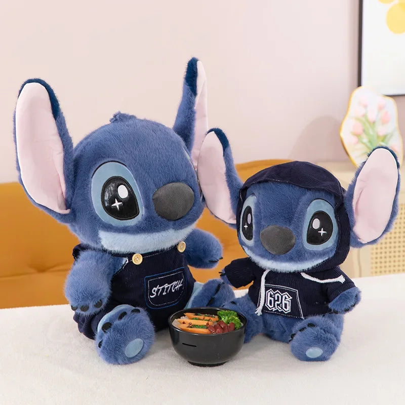 35-45cm Disney Lilo and Stitch Plush Toys Anime Cartoon Plushie Stuffed Uniform Stich Dolls Kawaii Pillow Kids Birthday Gifts