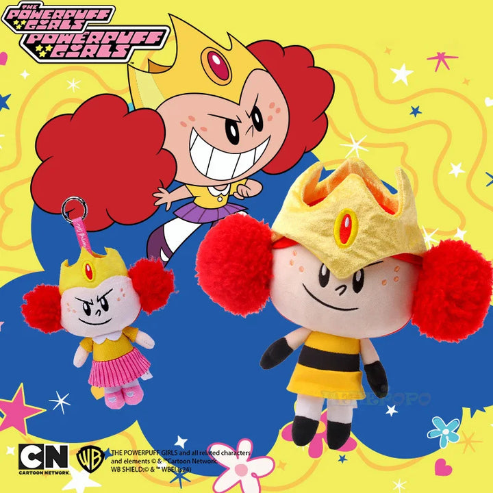 Collectible 25cm Plush Toys of The Powerpuff Girls Movie Villain Characters - Princess Morbucks and Mojo Jojo