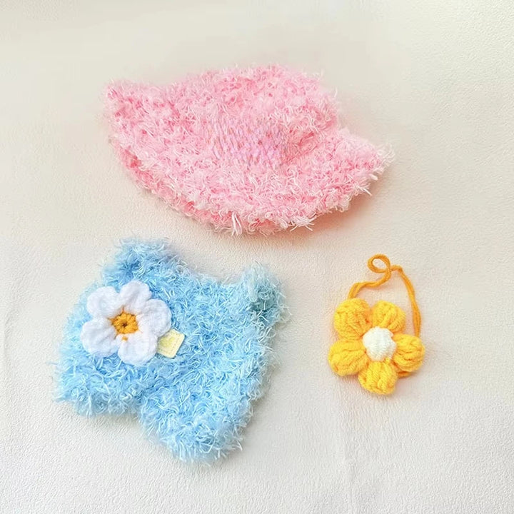 15cm/17cm Labubu Doll Costume Sitting Party 1st And 2nd Generation Little Devil Angel Set Cute DIY Gift