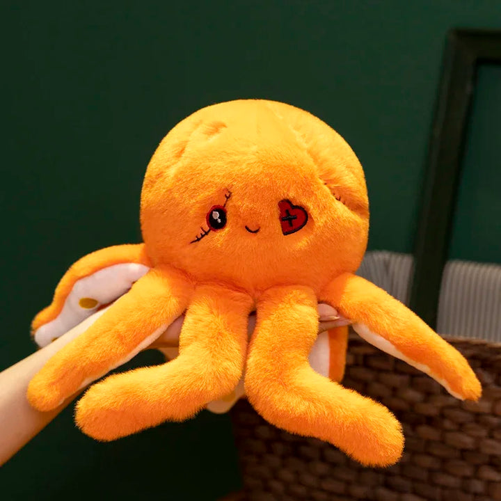 Dark Series Pirate Octopus Plush Toy 1pc 24cm 30cm Stuffed Animal Octopus Soft Doll Halloween Plush Kids Toy Home Decor