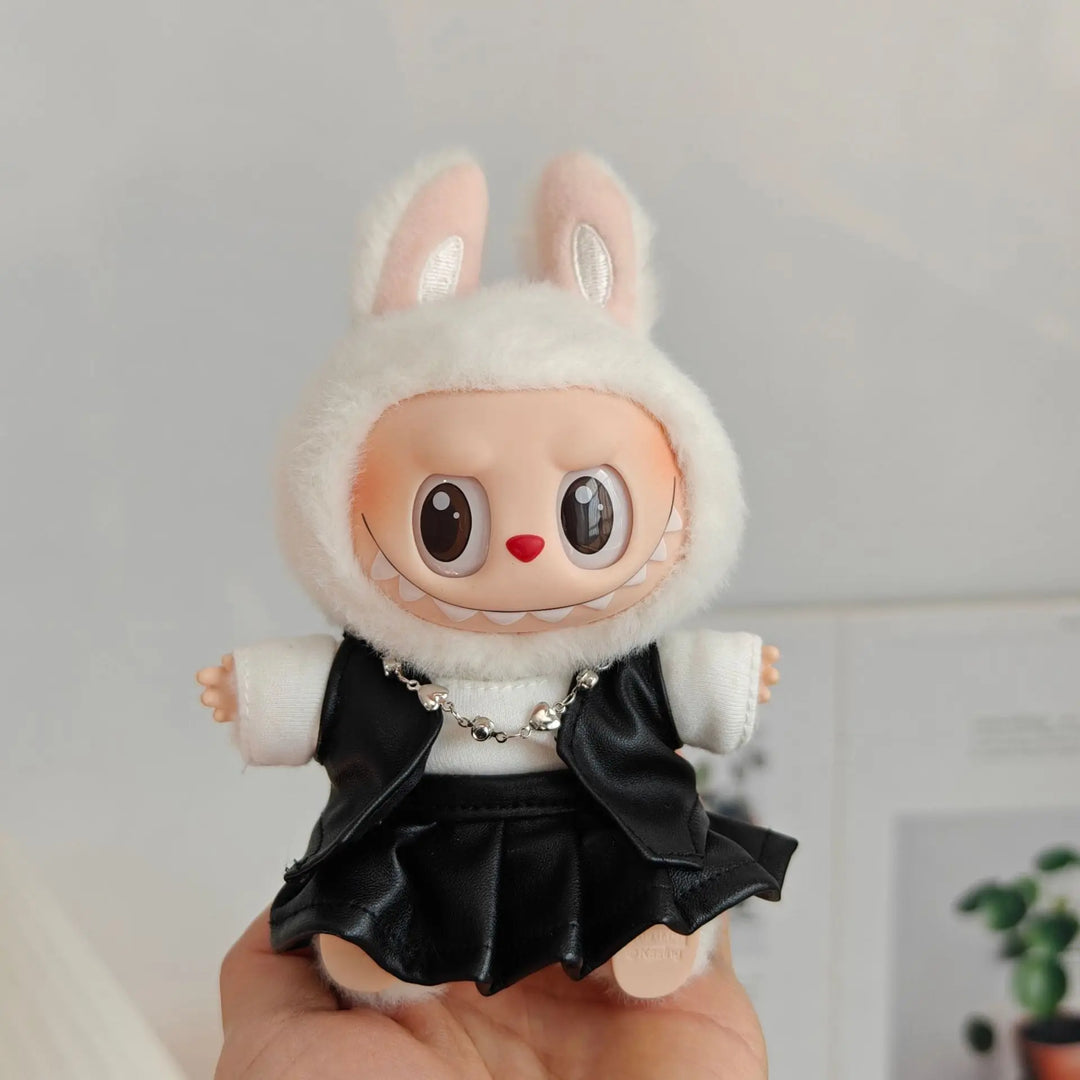 Labubu Doll Clothes Couple's Clothing Bestie Outfits Classmate Uniforms 15/17cm Plush Doll'S Clothes Replacement Accessories