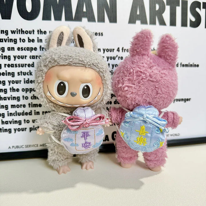 Turtle Lucky Bag Backpack Cute Mini Plush Doll'S Accessories For Korea Kpop Exo Labubu I II Idol Dolls Sitting Party Clothing