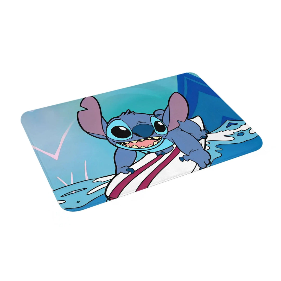 Lilo & Stitch Memory Foam Bath Mat Rug Non-Slip Quick Dry Cute Cartoon Bathroom Floor Rugs Carpet For Kitchen Shower Bath