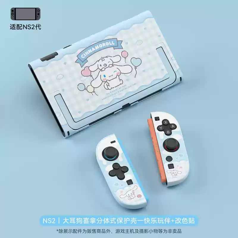 Sanrio Hello Kitty Kuromi Original Wanted Switch 2 Protective Case Plug In Base Ns2 Protective Case Anime Game Peripherals
