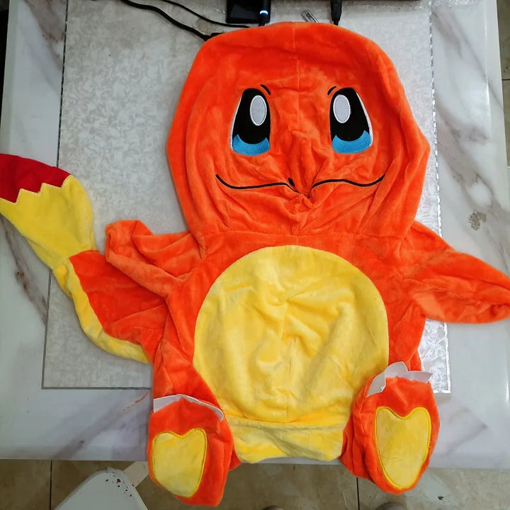 60/90cm Pokemon Lucario Cinderace Plush Leather Charmander Squirtle Not Stuffed Plush Kawaii Plushes Semi-finished Toys for Kids