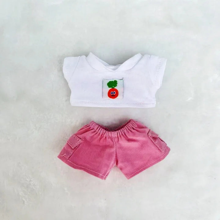 Doll Clothes Only for 15/17cm Vinyl Labubu I II III Mayday Tour Concert Outfit Set Macaron Charm Compatible Kpop Concert Fashion