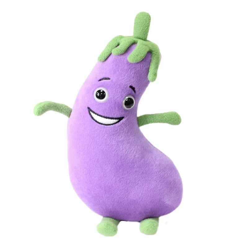 New Creative Cute Children Fruit Vegetable Plush Toys Realistic Carrot Dolls Parent-Child Educational Soft Stuffed Playtime
