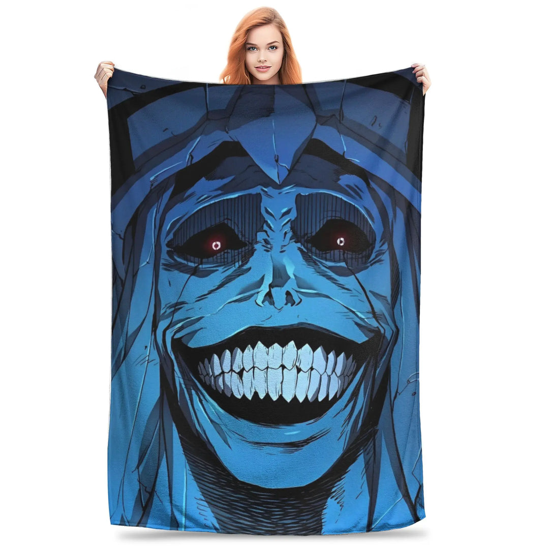 Solo S-ung Jin-woo Leveling Flannel Blankets Anime Funny Throw Blankets for Home 125*100cm Bedspread