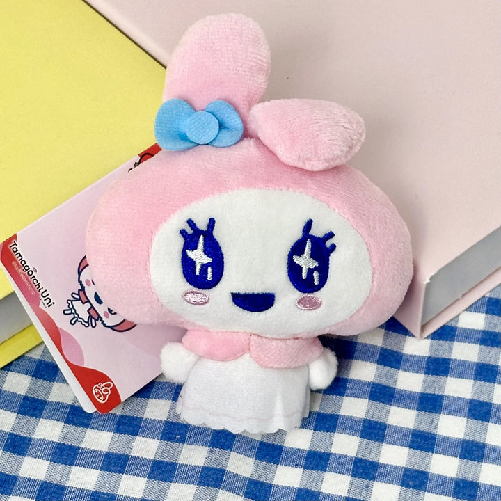 Kawaii Sanrio Kuromi Hello Kitty Cartoon Creative Cute Cinnamoroll Plush Toys Backpack Keychain Boy and Girl Birthday Gifts
