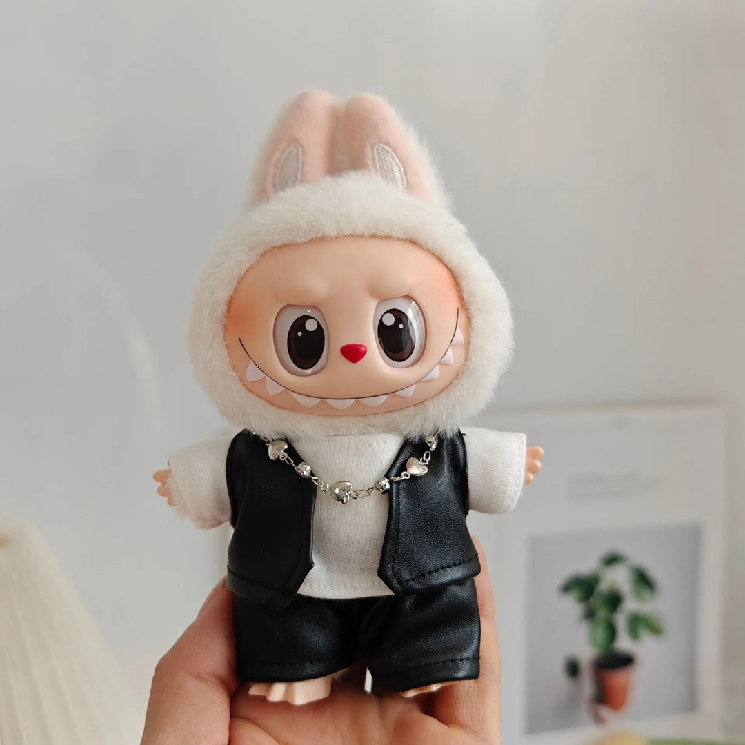 Labubu Doll Clothes Couple's Clothing Bestie Outfits Classmate Uniforms 15/17cm Plush Doll'S Clothes Replacement Accessories