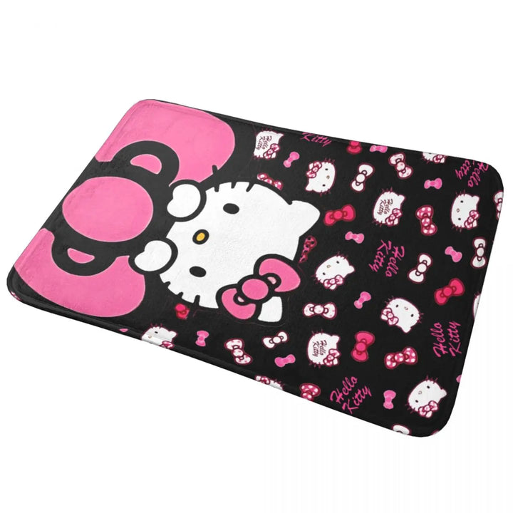 Hello Kitty Cartoon Memory Foam Bathroom Rugs Ultra Soft Non-Slip Carpet Bath Mat Water Absorbent for Shower Tub
