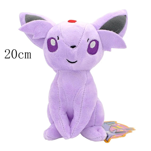 New Pokemon Plush Toys Shine Eevee Umbreon Espeon Jolteon Flareon Vaporeon Glaceon Kawaii Pikachu Peluche Anime Dolls Kids Gift