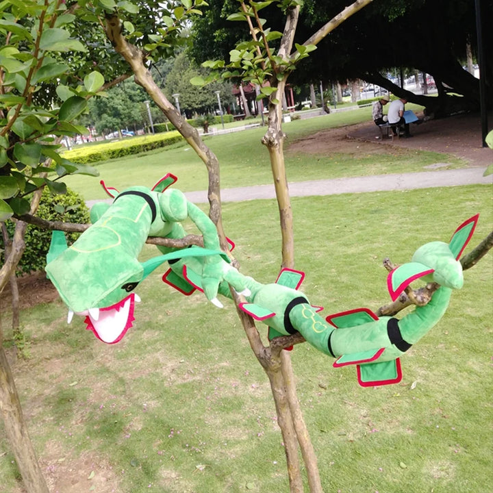 200cm Rayquaza Pokemon Large Plush Toys Anime Stuffed Dolls Kawaii Pokémon Ornament Plushie Soft Gift for Children Kids