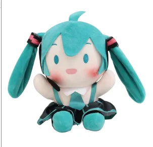 20cm Hatsune Miku Plush Doll Anime Plushie Pendant Peripheral Kawaii Doll Cartoon Children Girl Gifts Student Toy