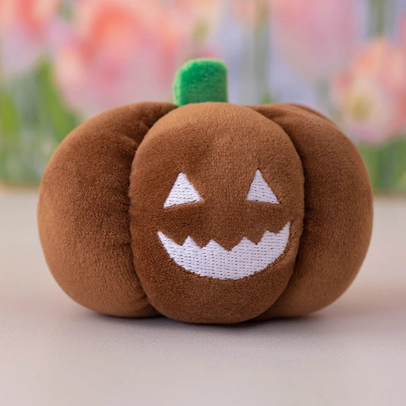 10cm Halloween Pumpkin Plush Toy Glow-in-the-dark Pumpkin Plushie Pendant Christmas Gift Home Decor