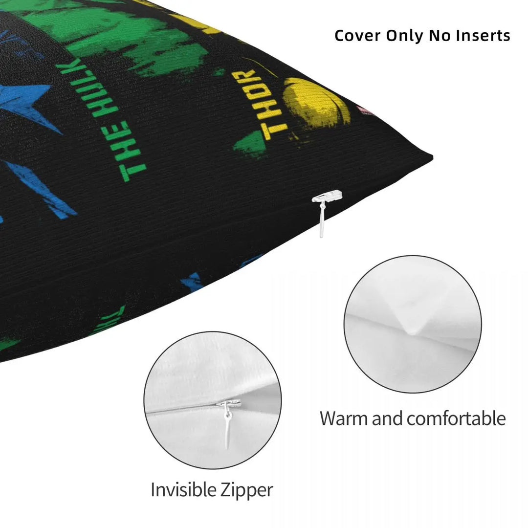 Captain America Avengers Pillowcase Polyester Cushion Cover Decorative Pillow Case Cover Home Wholesale 45X45cm