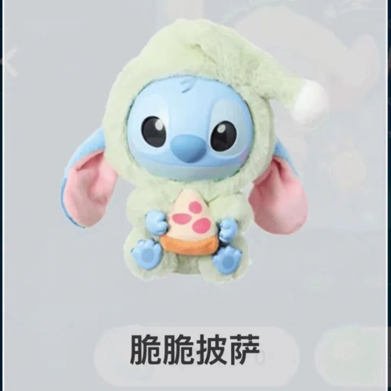 New Miniso Disney Stitch Eat Sleep Series Vinyl Blind Box Pendant Cute Doll Mystery Box Toy Plush Doll Holiday Gifts