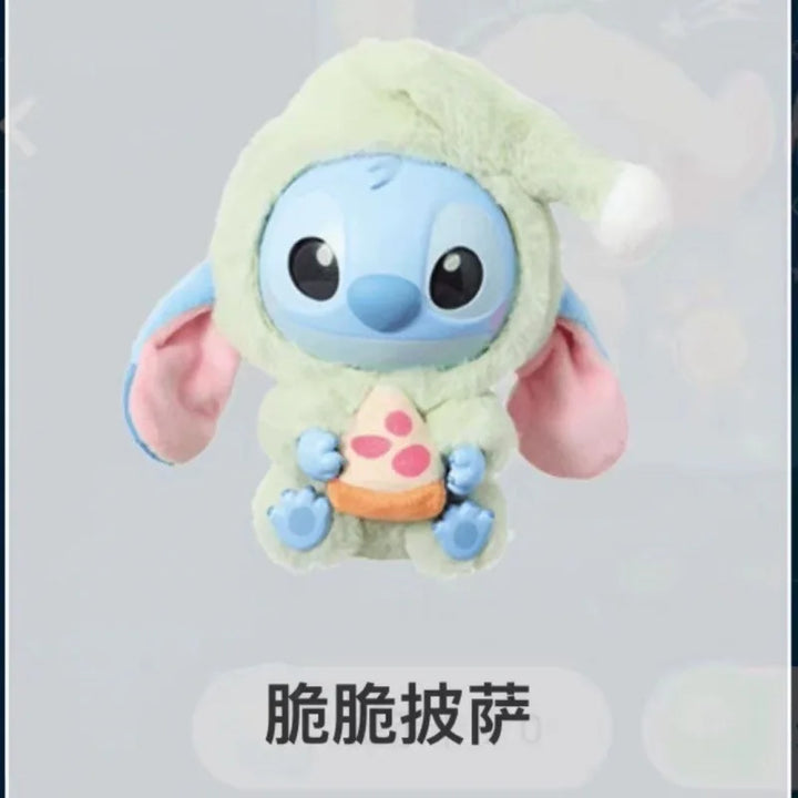 New Miniso Disney Stitch Eat Sleep Series Vinyl Blind Box Pendant Cute Doll Mystery Box Toy Plush Doll Holiday Gifts