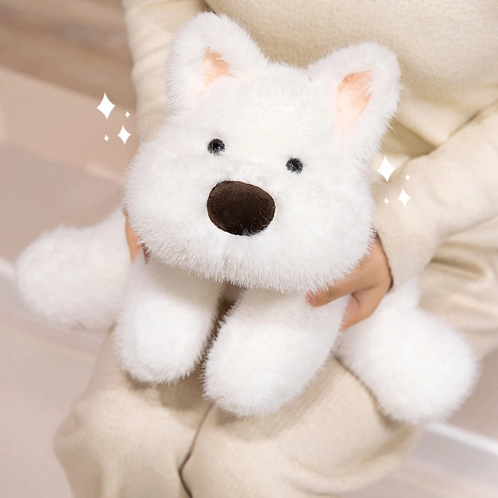 Fluffy Capybara White Terrier Dog Plush Toys Cute Red Panda Stuffed Wild Animal Sloth Plushie Husky Soft Toys Fox Stuffed Toys