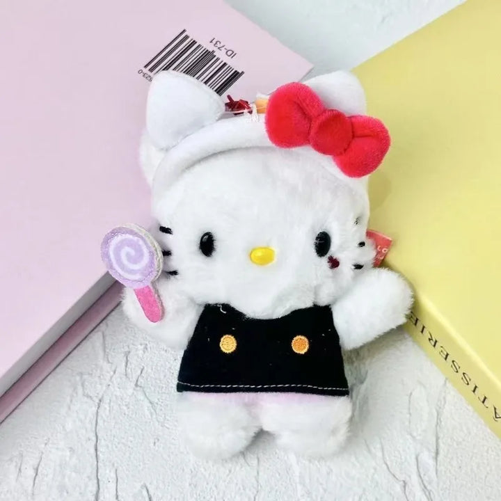 Sanrio plush Hat Outfit For Labubu Doll Headband Kawaii DIY Doll Headband Melody Cinnamoroll HelloKitty Cotton Doll Accessories