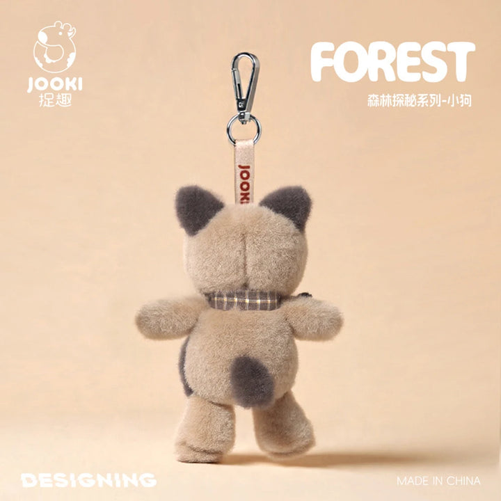 Small Plush Toys Frog Keychain Soft Dolls Fox Style Bag Accessories Fluffy Dog Key Ring Holder Kawaii Horse Pendant Cheap Gifts