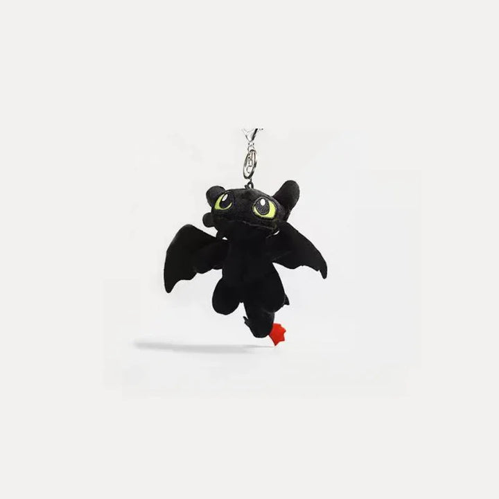 Cute Toothless Creative Pendant Plush Keychain Cartoon Peripheral Dolls School Bag Accessories Friends Children Christmas Gifts
