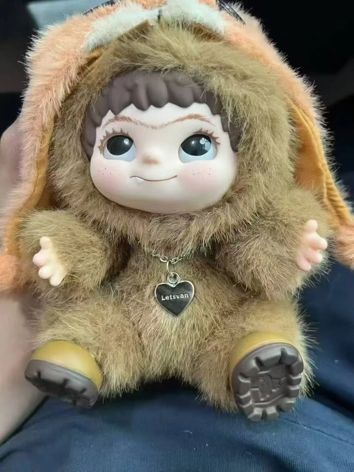 New WAKUKU Trendy Party Series Blind Box Handmade Plush Doll - Mystery Gift for Hair Fashion Lovers Vinyl Face Collectible Toy