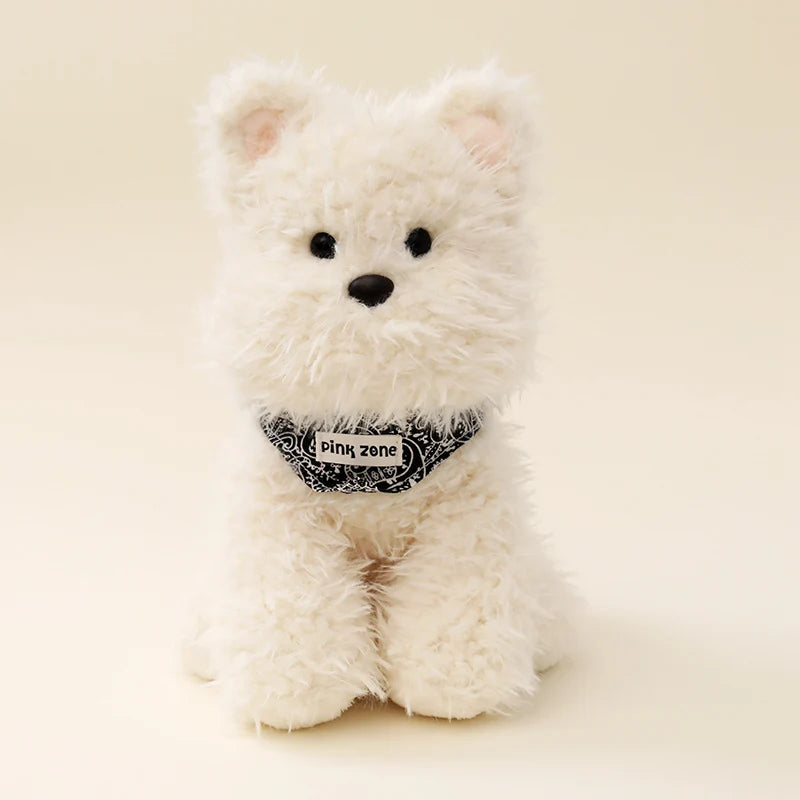 Kawaii 20cm Poodle Stuffed Farm Animal Scottish West Highland Puppy Plush Toys Dotted Dalmatian Dog Soft Dolls Cute Gift Friend